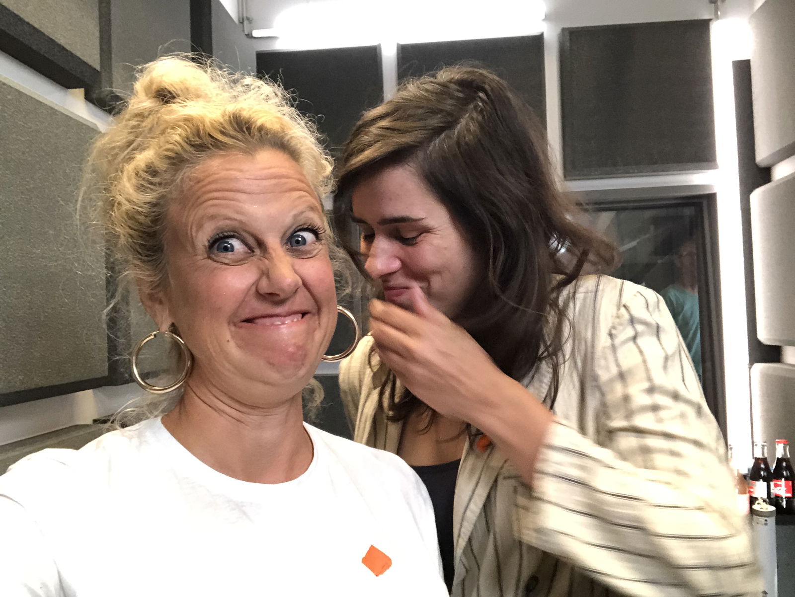 Nora Tschirner und Barbara Schöneberger Studio