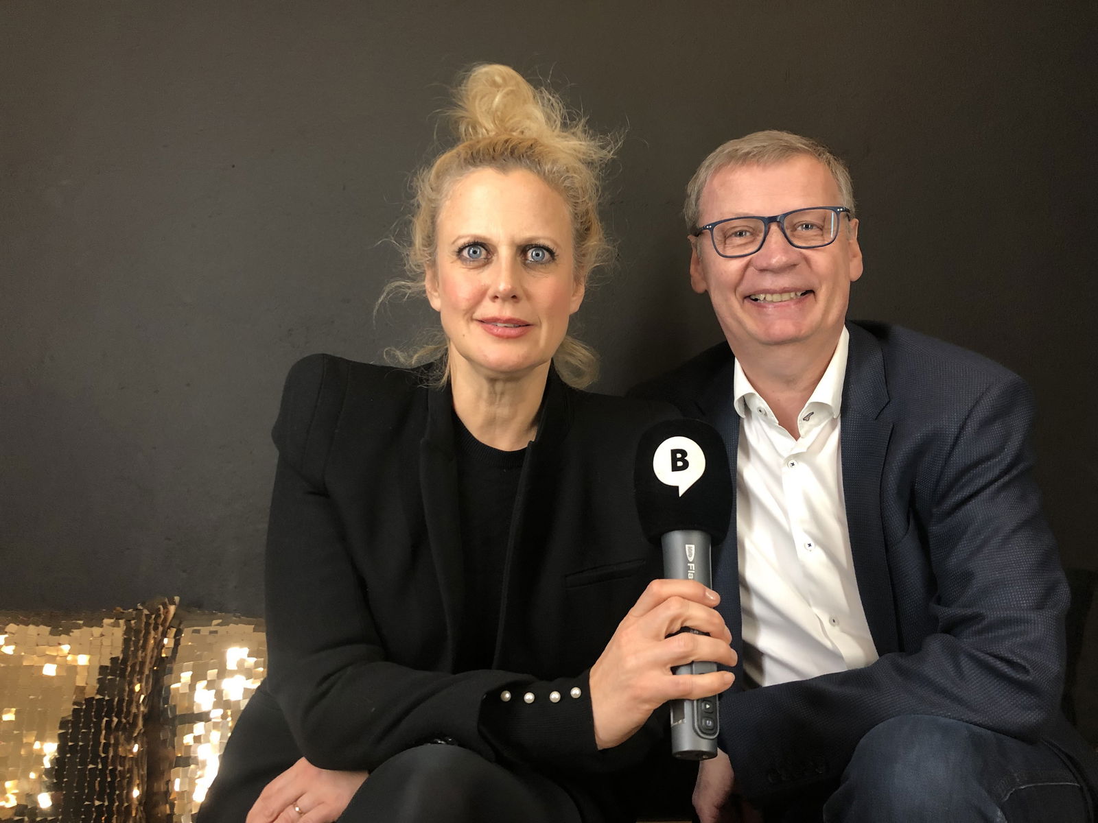 Barbara Schöneberger und Günther Jauch 