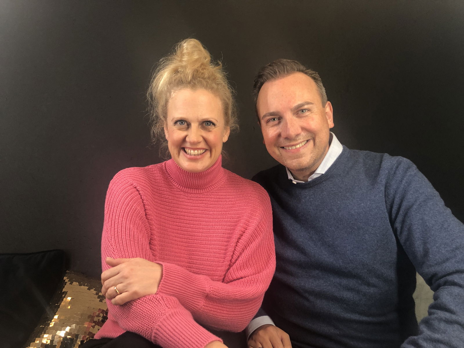 Barbara Schöneberger und Tim Raue 