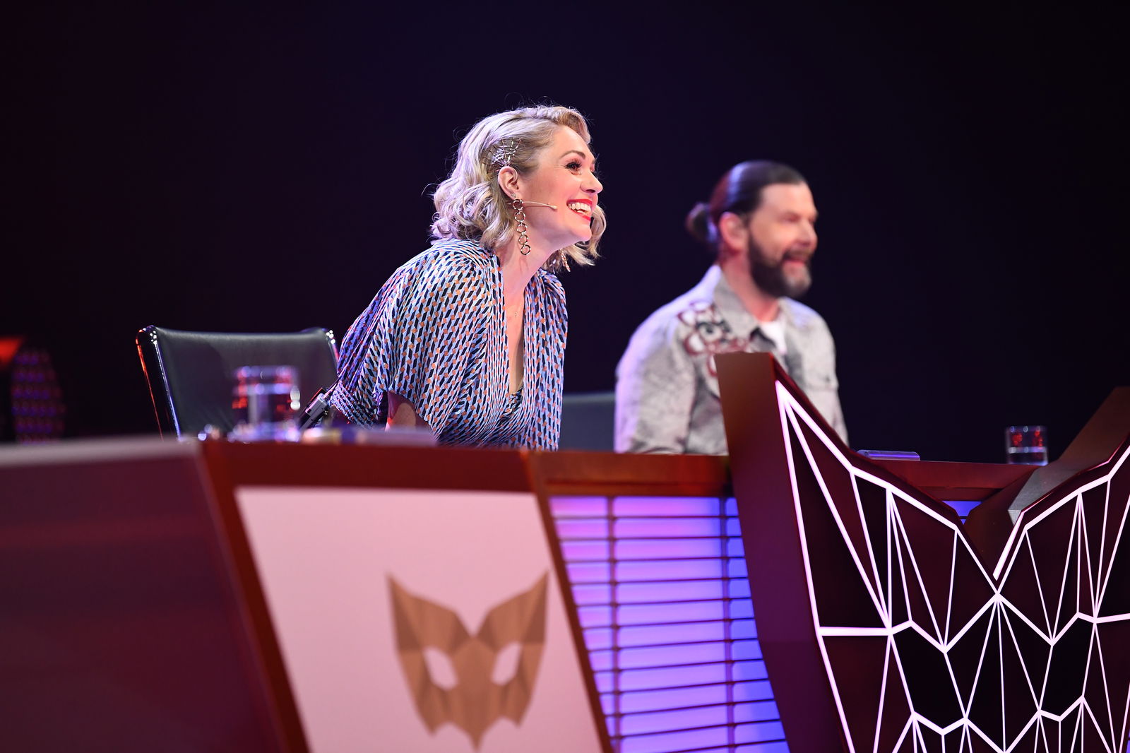 Ruth Moschner und Rea Garvey bei "The Masked Singer"