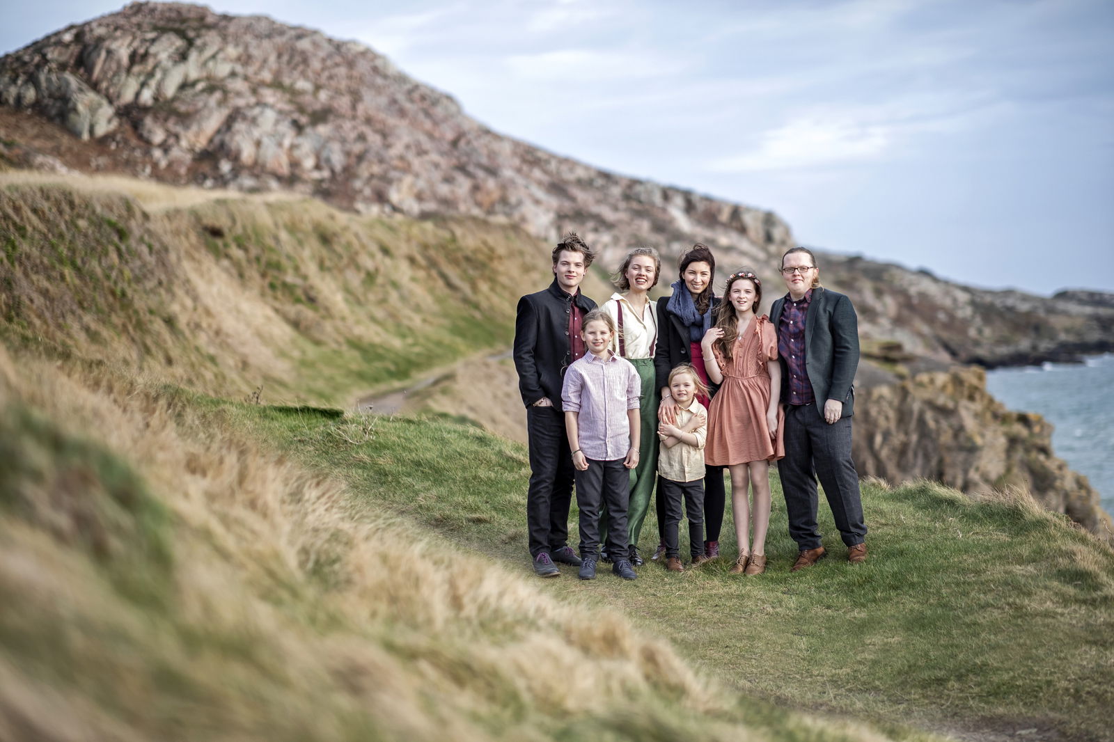 Angelo Kelly mit seiner Familie