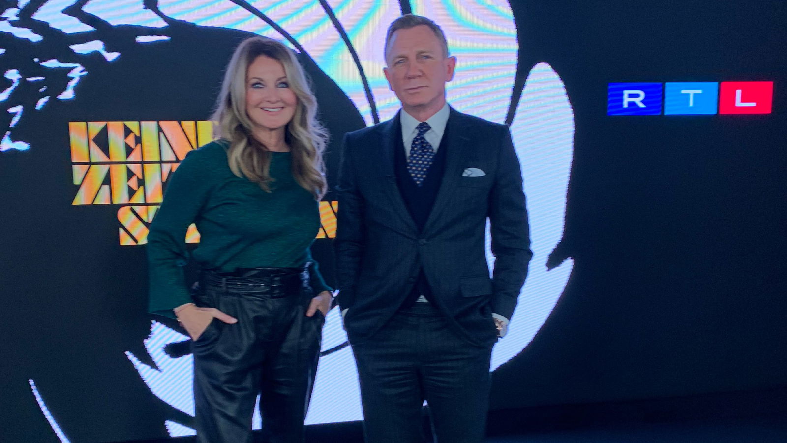 Frauke Ludowig und Daniel Craig