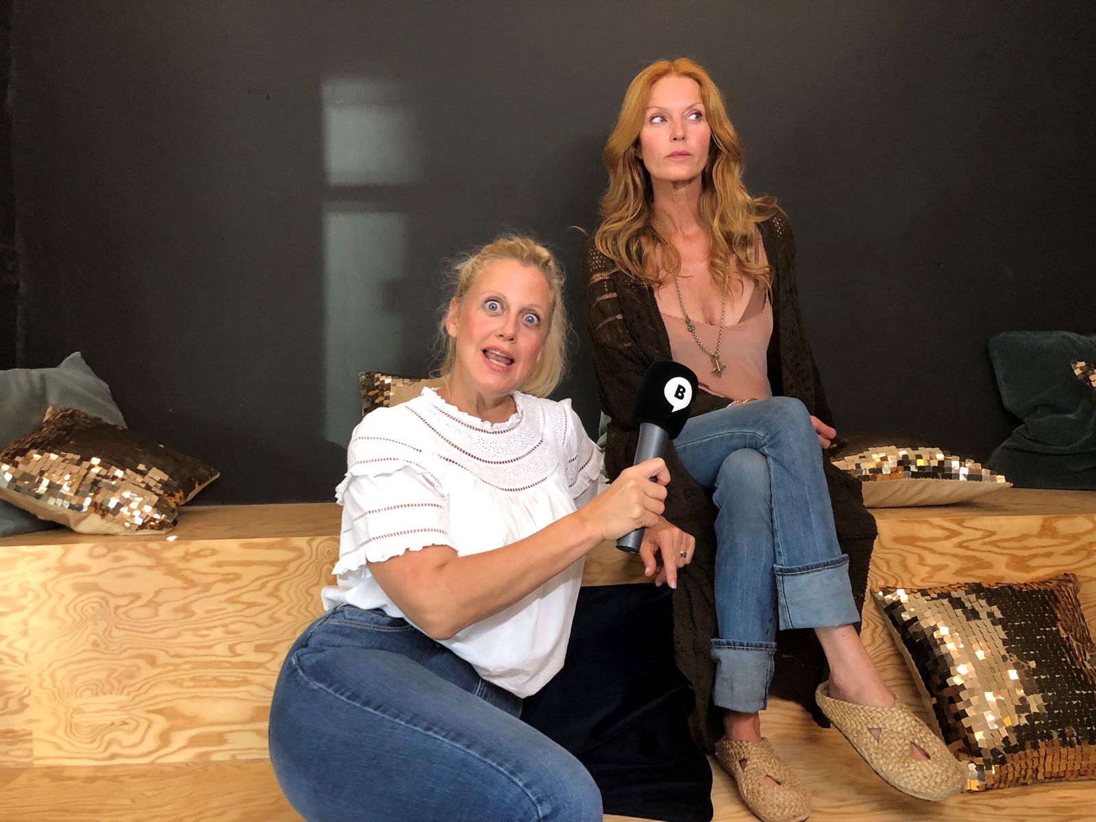 Esther Schweins und Barbara Schöneberger