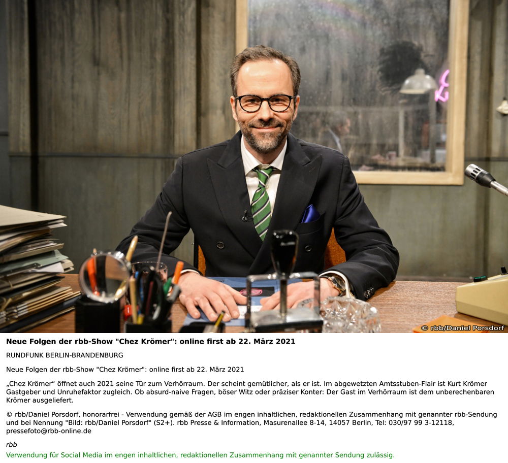 Kurz Krömer bei "Chez Krömer"