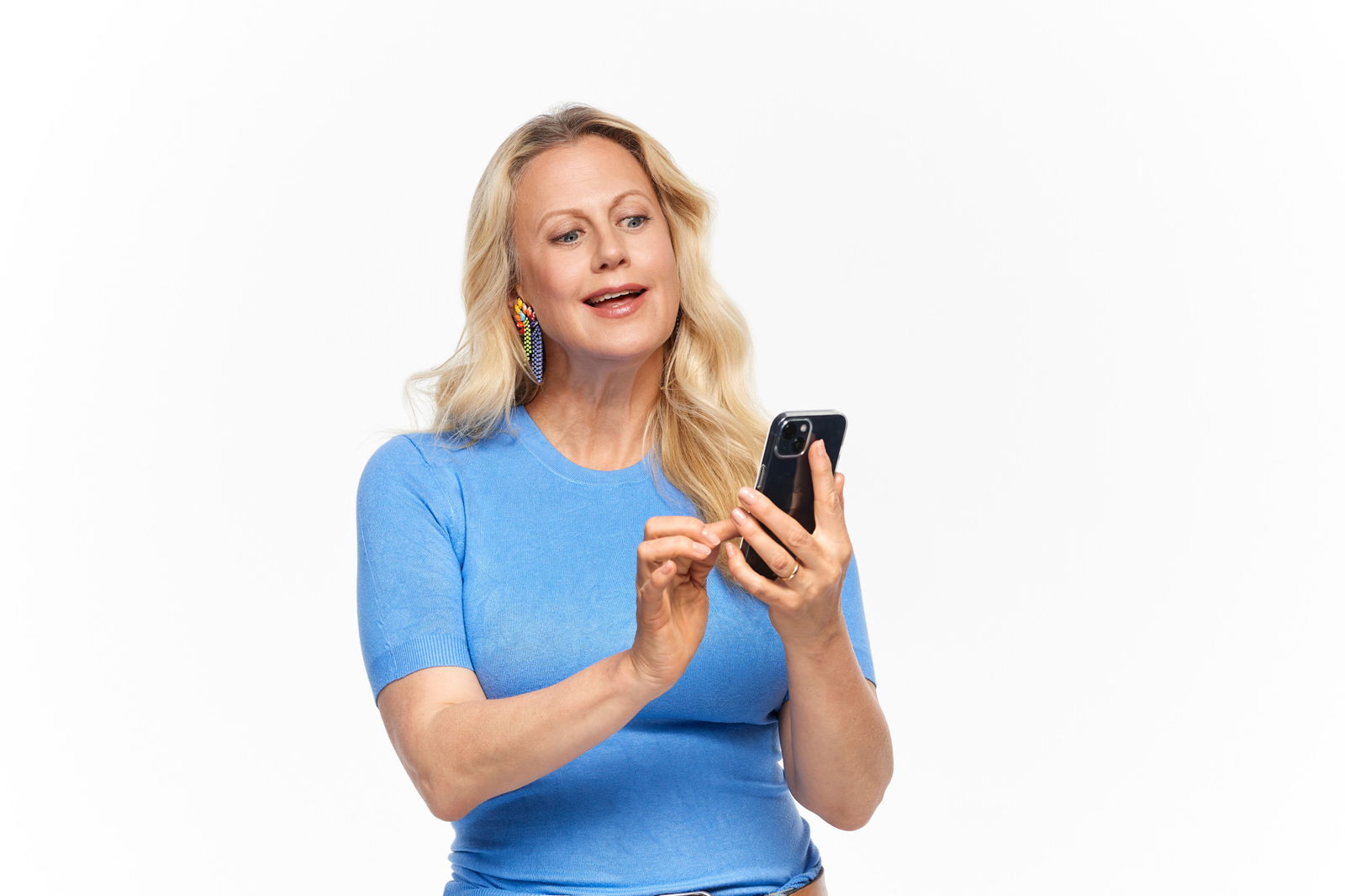 Barbara Schöneberger am Handy - Die barba radio App