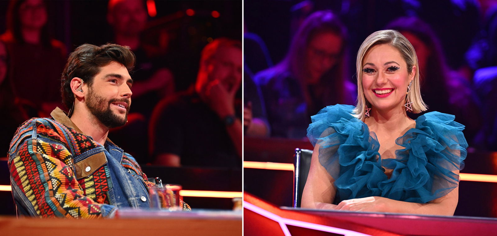 Ruth Moschner und Àlvaro Soler bei "The Masked Singer"