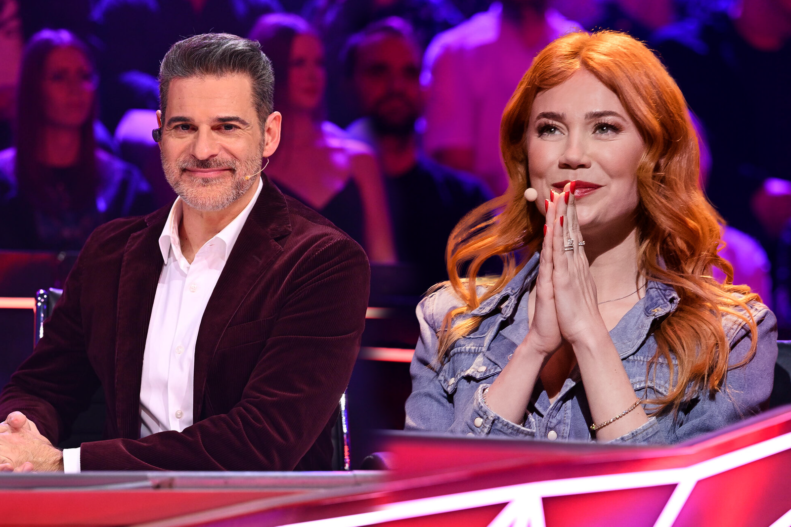 Palina Rojinski und Rick Kavanian