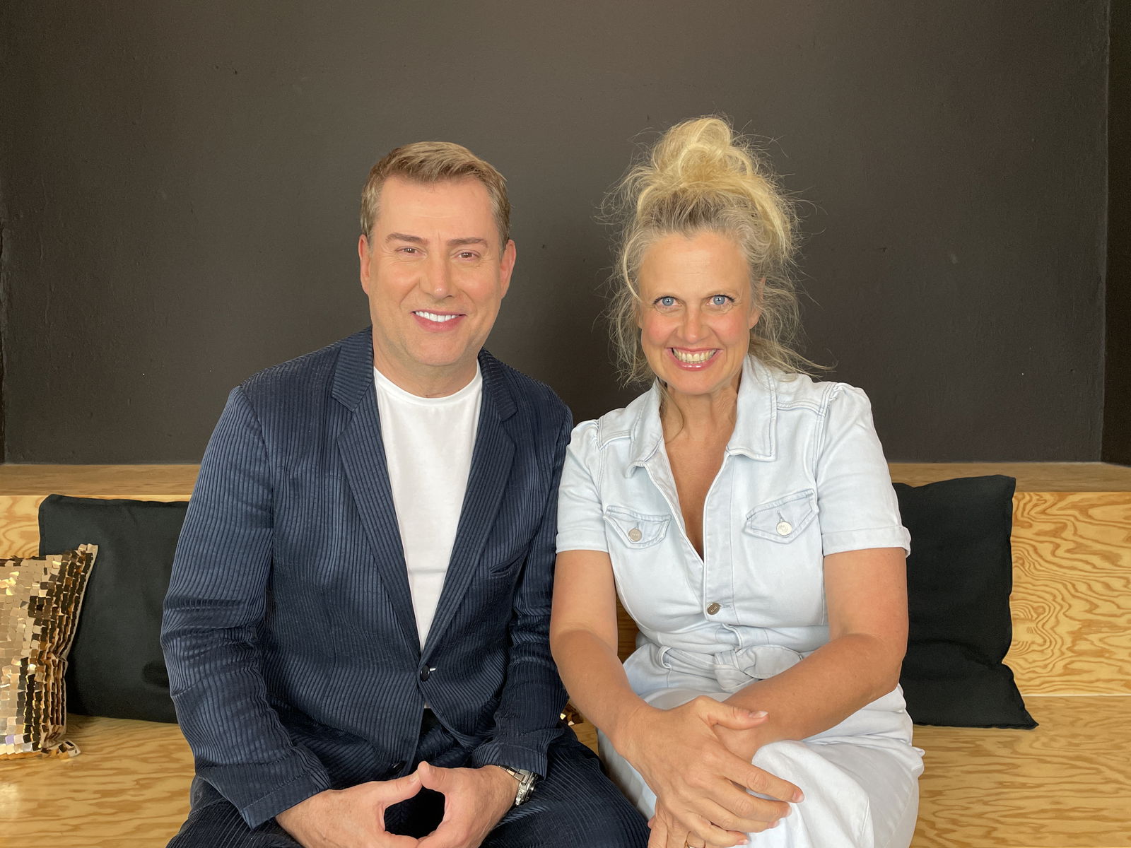 Barbara Schöneberger und Jens Riewa