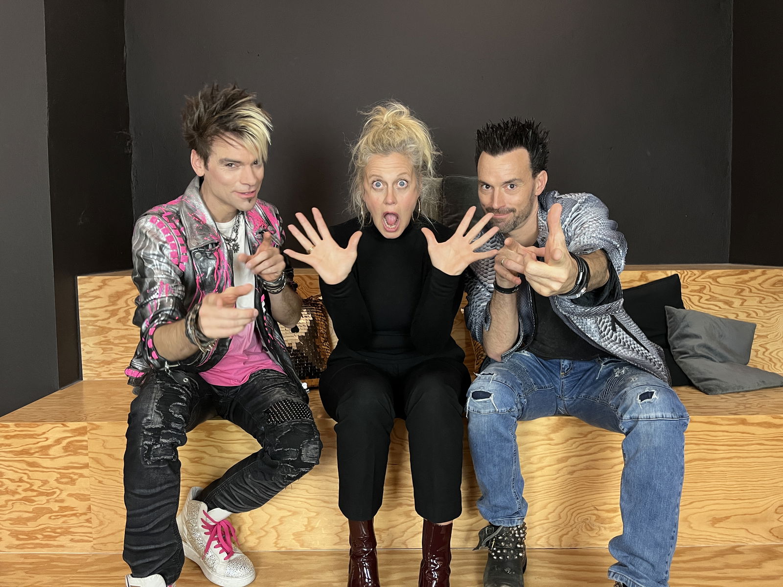 Barbara Schöneberger und die Ehrlich Brothers