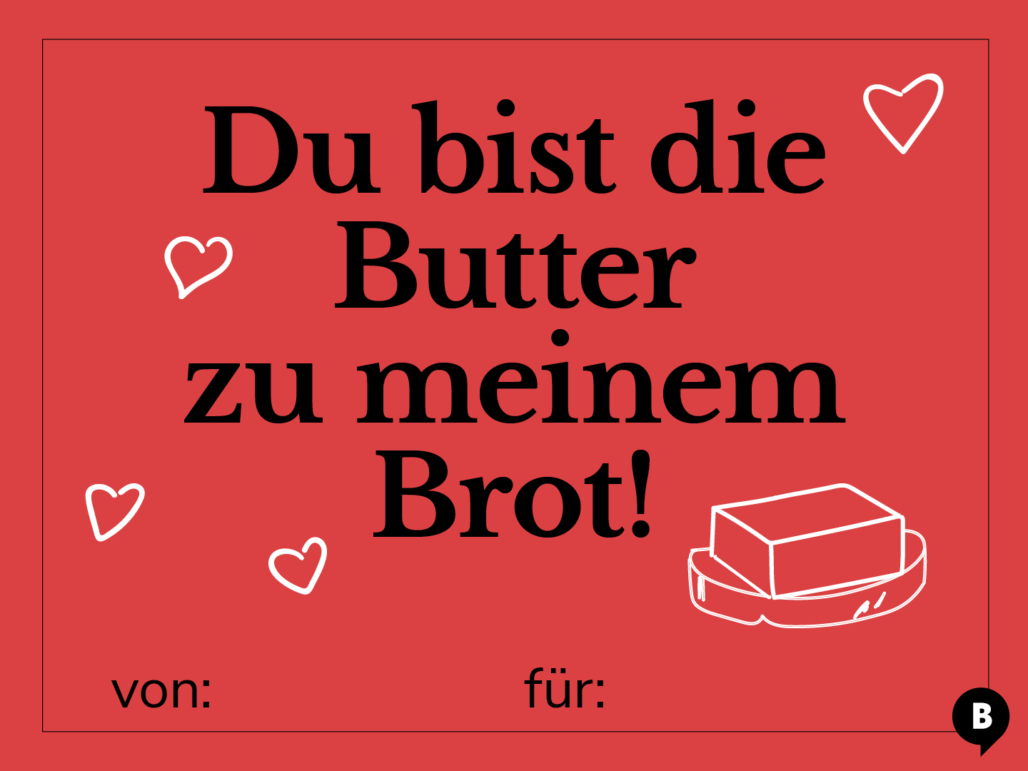 Valentinstagskarten von Barbara Schöneberger 