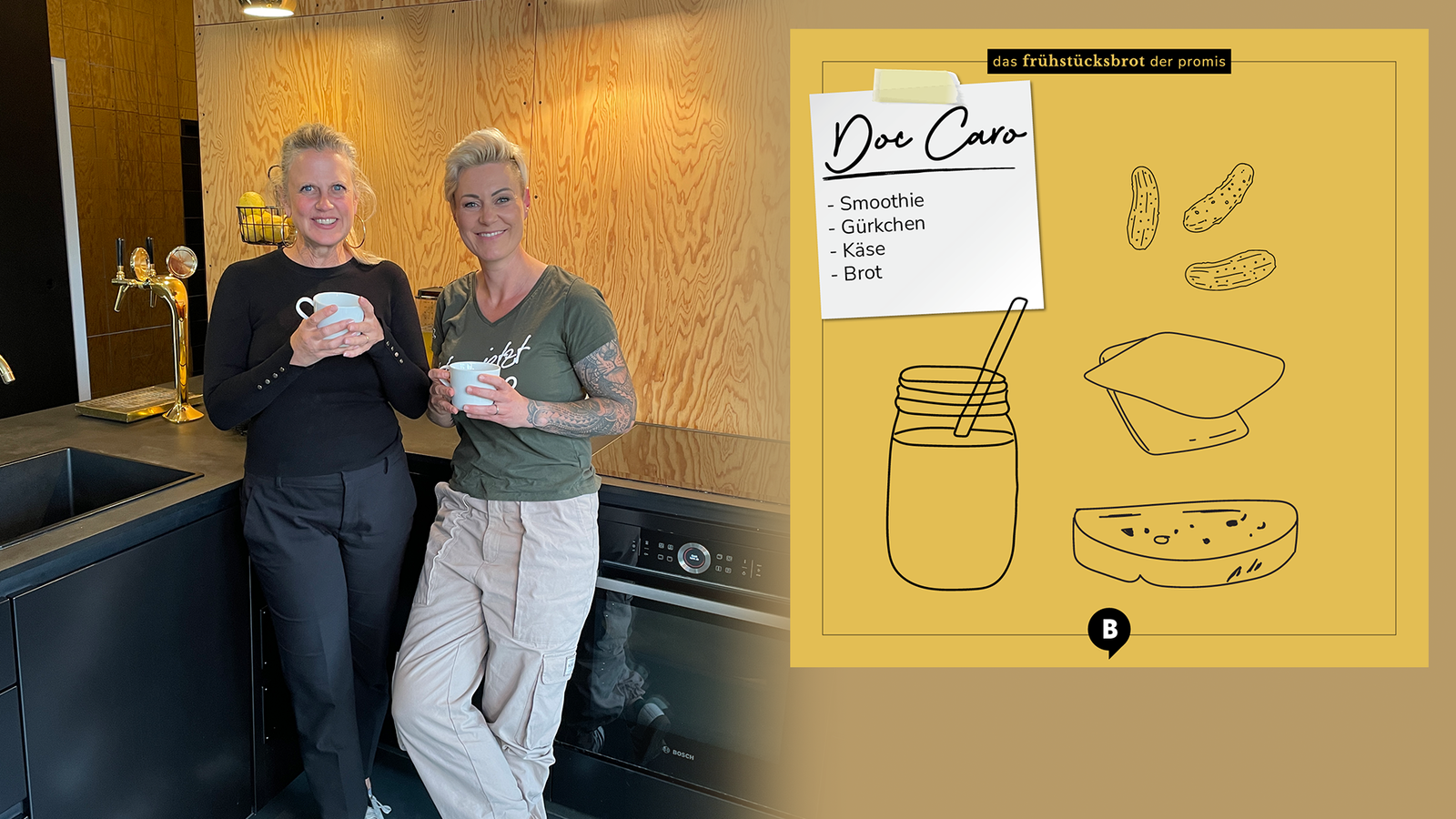 Doc Caro mit Frühstücksbrot