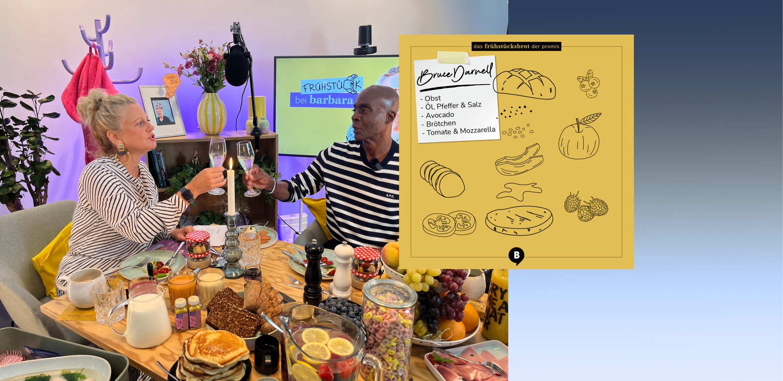 Barbara Schöneberger, Bruce Darnell