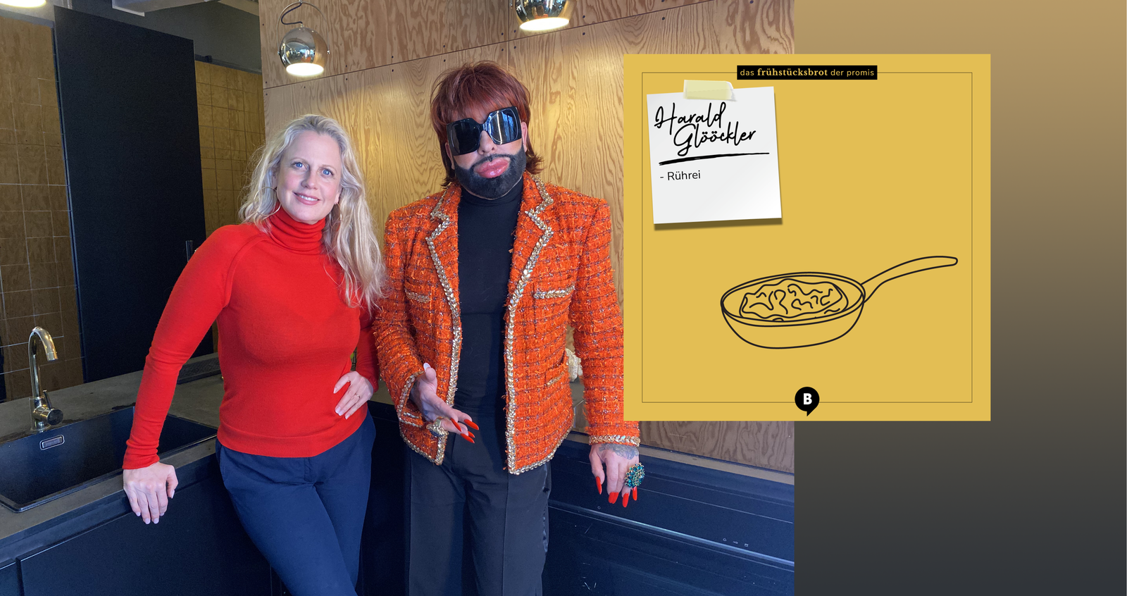 Barbara Schönberger, Harald Glööckler