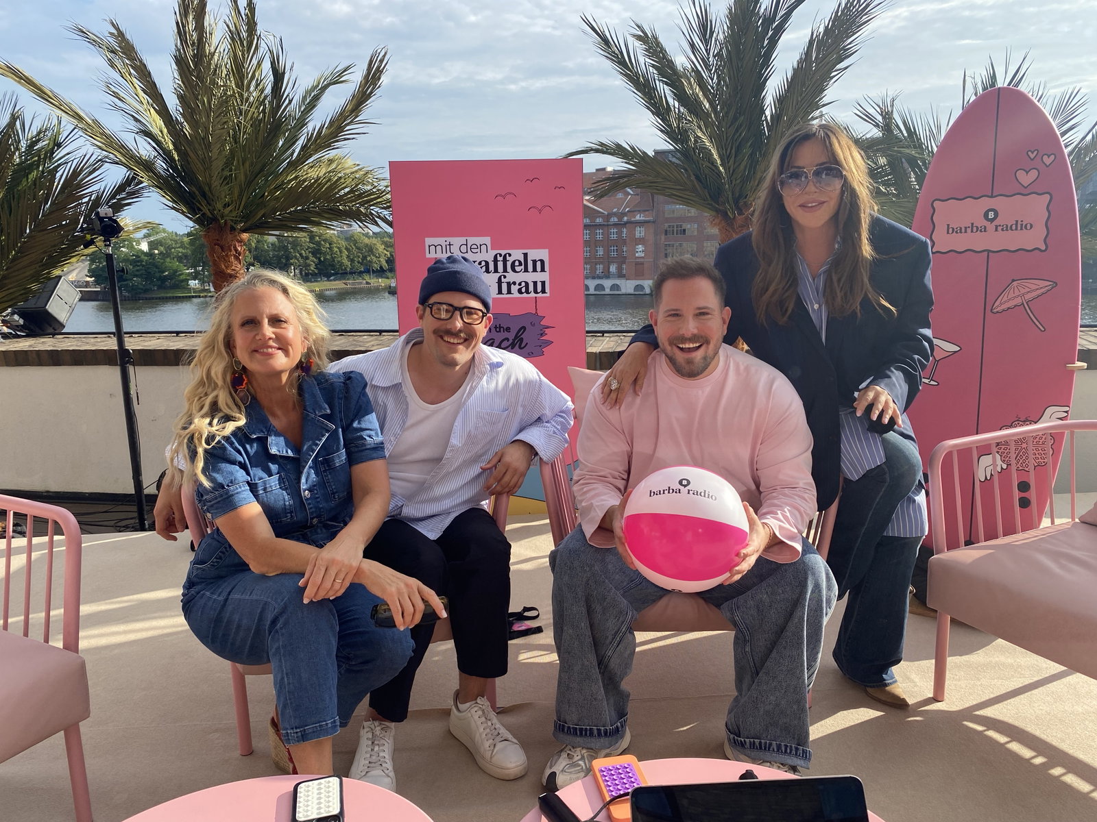 Barbara Schöneberger, Dennis Wolter, Benni Wolter, Simone Thomalla