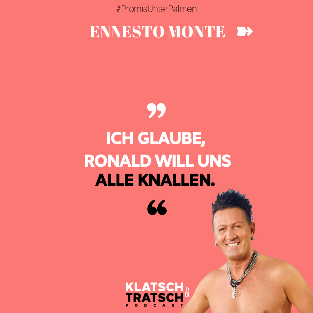 "Promis Unter Palmen" #1 "Ich glaub, er will uns alle knallen" mit Gast Ennesto Monte