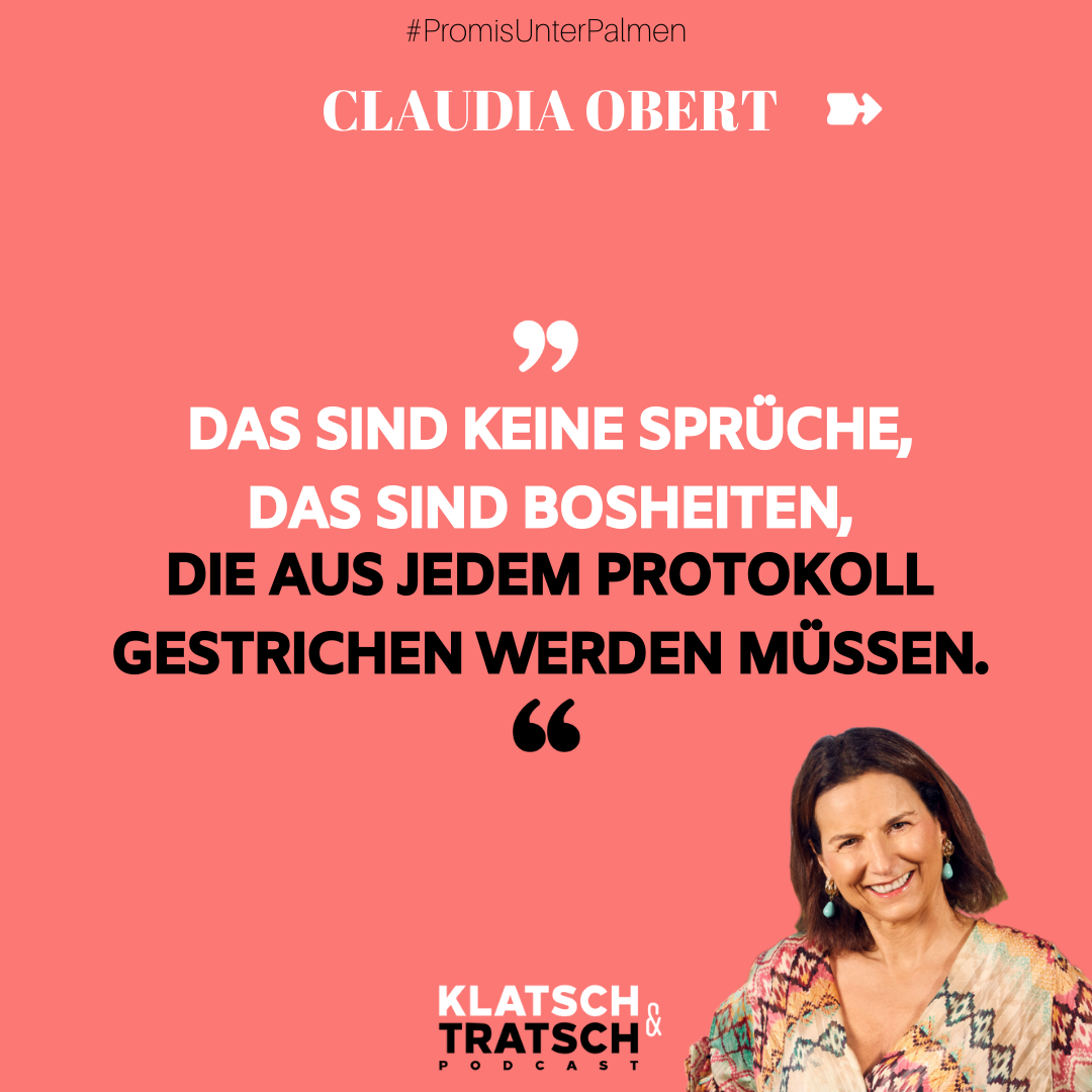 Promis Unter Palmen #5 "Die pure Bosheit" zu Gast: Claudia Obert